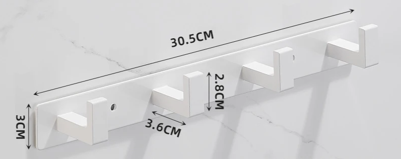 SteelLine Stainless Steel Wall Coat Rack – Multi-Purpose Hooks for Jackets, Bags & Hats