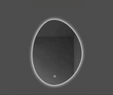 Lumora Irregular-Shaped LED Bathroom Mirror – Touchscreen Control & Smart Lighting
