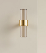 Modern Brass & Acrylic Furniture Handle – Transparent, Black or White Decorative Pull with Custom Extension