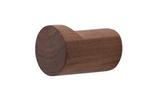 Nurlin Minimalist Wall Hook in Beech & Black Walnut Wood – Modern Coat Hook / Towel Holder / Key Hook