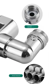 AquaTwist HydroFlow 4-Mode Swivel Kitchen Faucet – 360° Rotating Pull-Control Sink Mixer with Waterfall, Spray & Pressure Stream