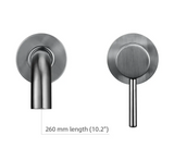 Modern Wall Mounted Dual Hole Bathroom Faucet
