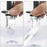 CleanSeal ProFlow Universal Pop-Up Drain Stopper & Hair Catcher – 2-in-1 Anti-Clog Sink, Shower & Bathtub Drain Filter