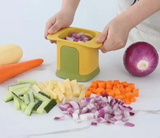ChopMaster – Multifunctional Vegetable & French Fry Cutter with Hand-Press Mechanism