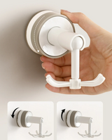 FlexiClaw 6-Arm Rotating Hook – Multifunctional Suction Cup Holder, No Drilling Required