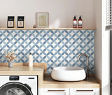 NordicTyle 12-Piece Scandinavian Floor & Wall Sticker Set – Thick PVC Tiles with Strong Adhesion for Modern Home Decor