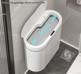 SmartWave 9L Automatic Sensor Trash Can – Wall-Mounted & Waterproof for Bathroom and Kitchen