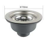 Talea Stainless Steel Sink Drain with Strainer – 4.5” / 4.3” Pop-Up Complete Set for Kitchen & Bathroom