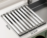 FlexiRack Adjustable Stainless Steel Over-the-Sink Dish Drying Rack