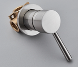 Dual Function Shower Mixer Valve Black Chrome – Concealed Brass Hot Cold Control | Diverter Valve | Modern Bathroom Fixture