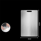 SteelSlice – Double-Sided 316 Stainless Steel Cutting Board with Titanium Coating