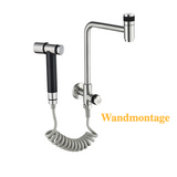 SteelFlow Pro360 Stainless Steel Utility Faucet – 360° Swivel Cold Water Kitchen & Outdoor Sink Tap