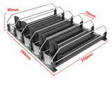CoolSlide Automatic Beverage Organizer – Adjustable Can Storage for Fridge & Kitchen
