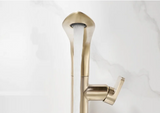 AquaLux GlideFlow Swivel Bathroom Faucet – Premium Solid Brass Vanity Sink Mixer with 360° Rotating Spout