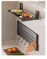 FlexiRack – Foldable Spice Rack with Hooks