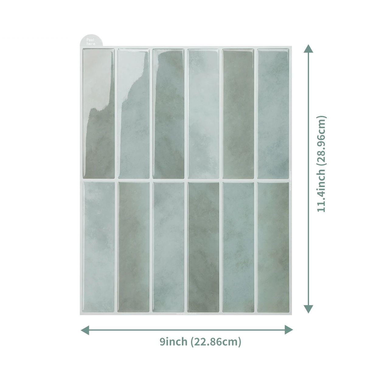 MarbleStyle – 3D Marble Self-Adhesive Wall Tiles (10 Pieces)