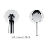 Modern Wall Mounted Dual Hole Bathroom Faucet