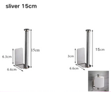 LUXROLLO – Self-Adhesive Stainless Steel Toilet Paper Holder (Extended & Drill-Free)