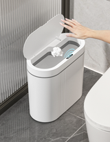 SmartWave 9L Automatic Sensor Trash Can – Wall-Mounted & Waterproof for Bathroom and Kitchen