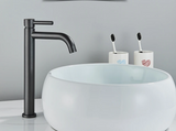 Modern Bathroom Sink Faucet in Black or Gold Finish – Single Handle Basin Mixer for Hot and Cold Water