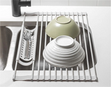 FoldRack – Foldable Stainless Steel Dish Drying Rack for Compact & Modern Kitchens