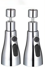 FlexStream 720 – 360°/720° Swivel Kitchen Faucet Attachment with 3 Spray Modes