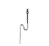 FlexiDrain Universal Pop-Up Sink Drain – Telescopic Anti-Odor Brass Drain & Trap Set for Kitchen & Bathroom