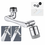 FlexFlow 1080° Swivel Faucet Extender – Water-Saving Multi-Angle Tap Nozzle for Kitchen & Bathroom